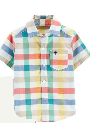 Carter's Baby Boy Plaid Button-Front Shirt, 9M*