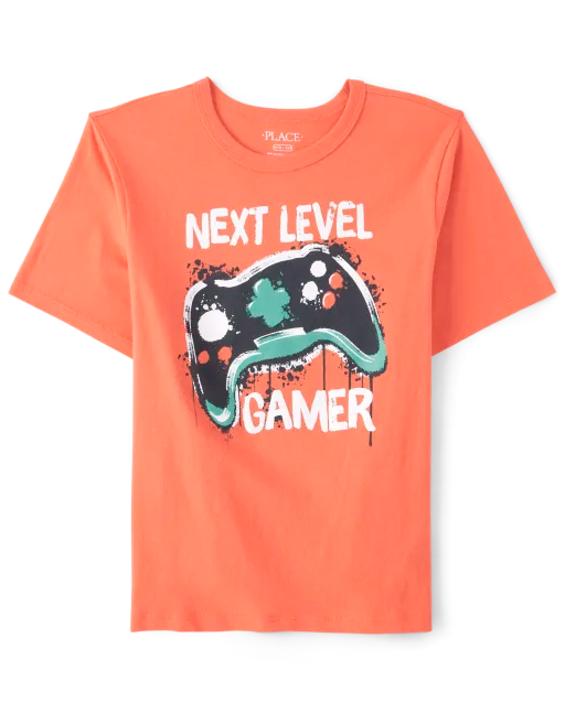 Ch. Place Boys Gamer Graphic Tee, 10-12T */