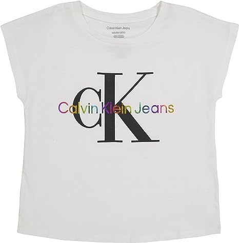 CK. Girls' Short Sleeve Logo T-Shirt, 8-10T*/