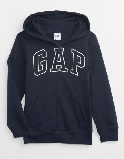 Kids Gap Logo Zip Hoodie */