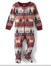Ch. Place Unisex Baby Bear Snug Fit Cotton Footed One Piece Pajamas, 0-3M */