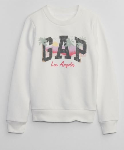 Kids Gap City Logo Sweatshirt, 10T */