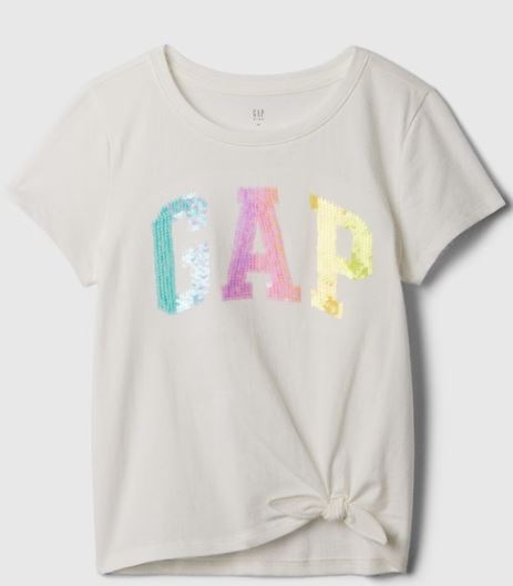 Kids Gap Logo Knot-Tie T-Shirt, 4-5T /