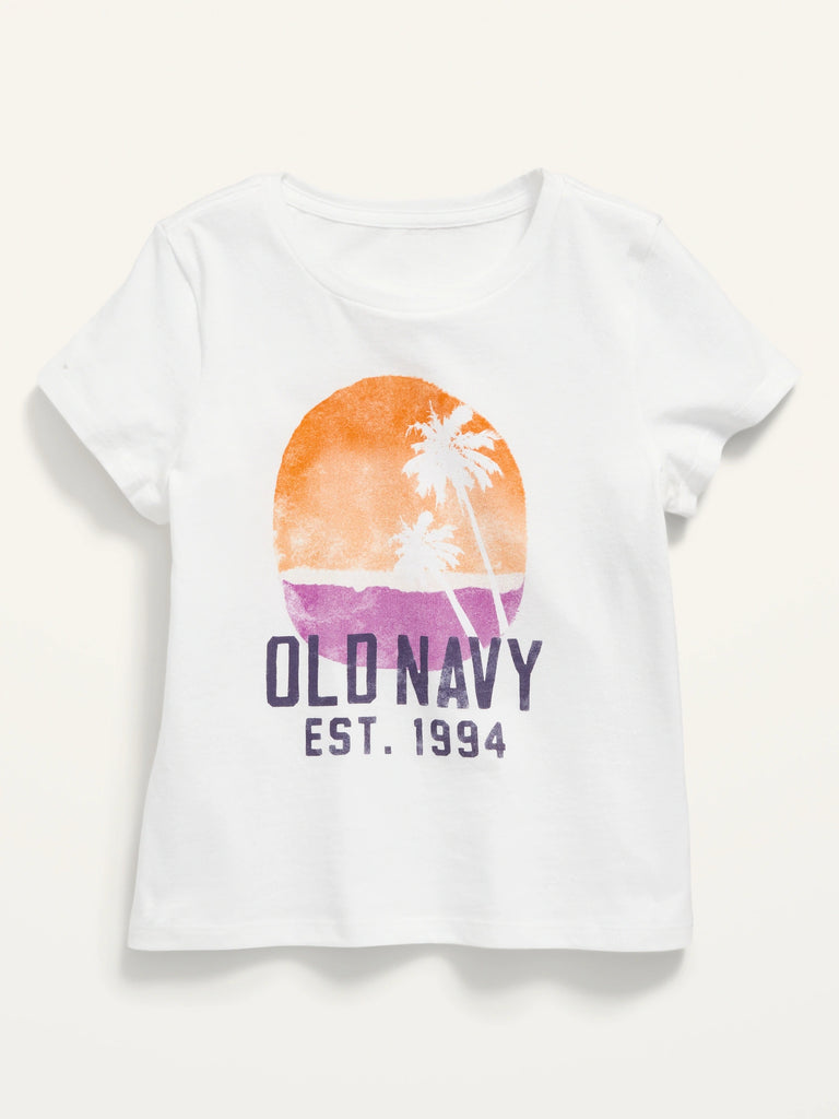 Old Navy Short Sleeve Logo Graphic T-Shirt, 14-16T */