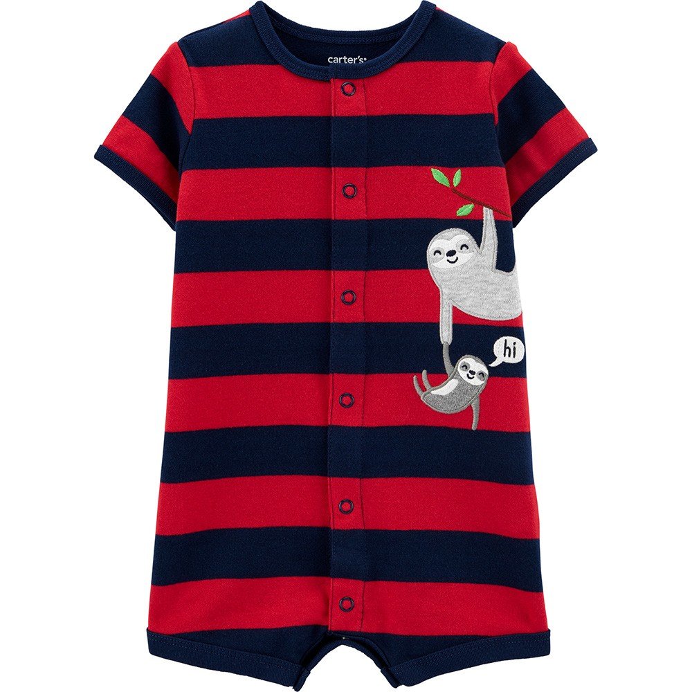 Carter's Sloth Snap-Up Romper For Baby Boy*
