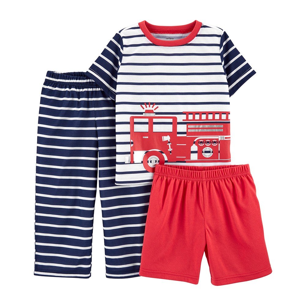 Carter's 3pcs Pajama Set For Kids, 2T */