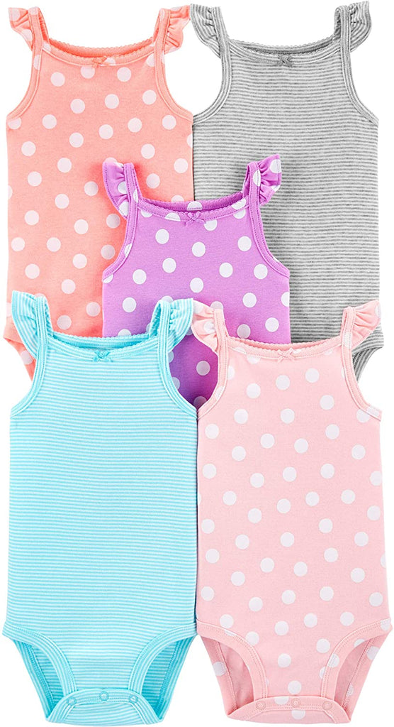 Carter's 5pcs Bodysuits For Baby, 18M*