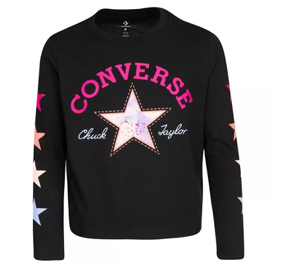 Converse Long Sleeves Shirt For Kids, 13-15T*