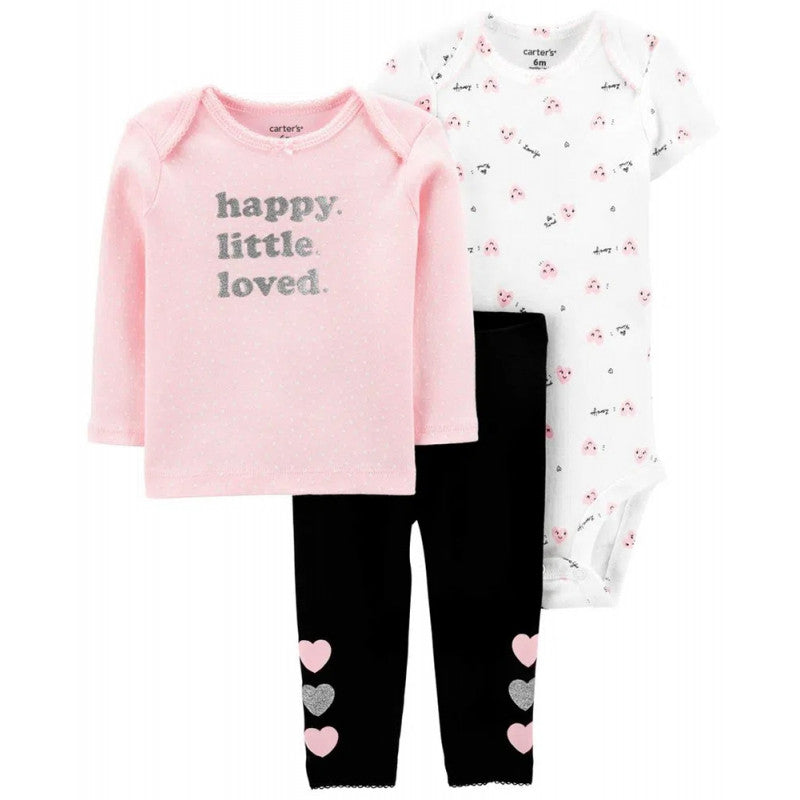 Carter's 3pcs Happy Little Loved Set For Baby, NB*