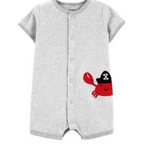 Carter's Baby Crab Snap Up Romper, 24M*