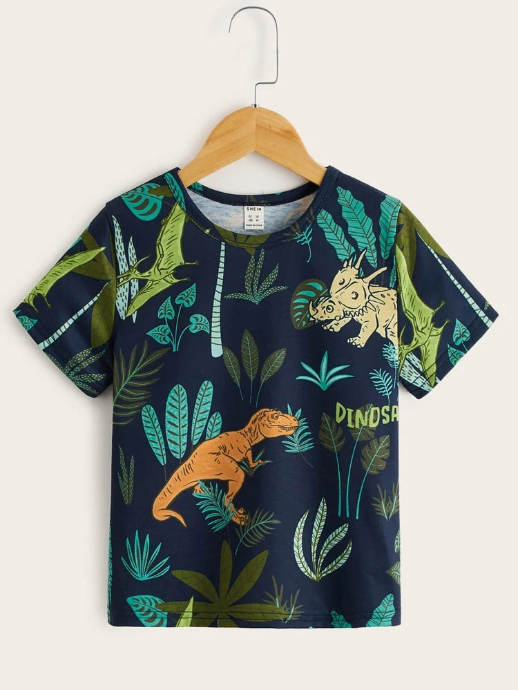 Shein Printed Tee For Kids, 4T*