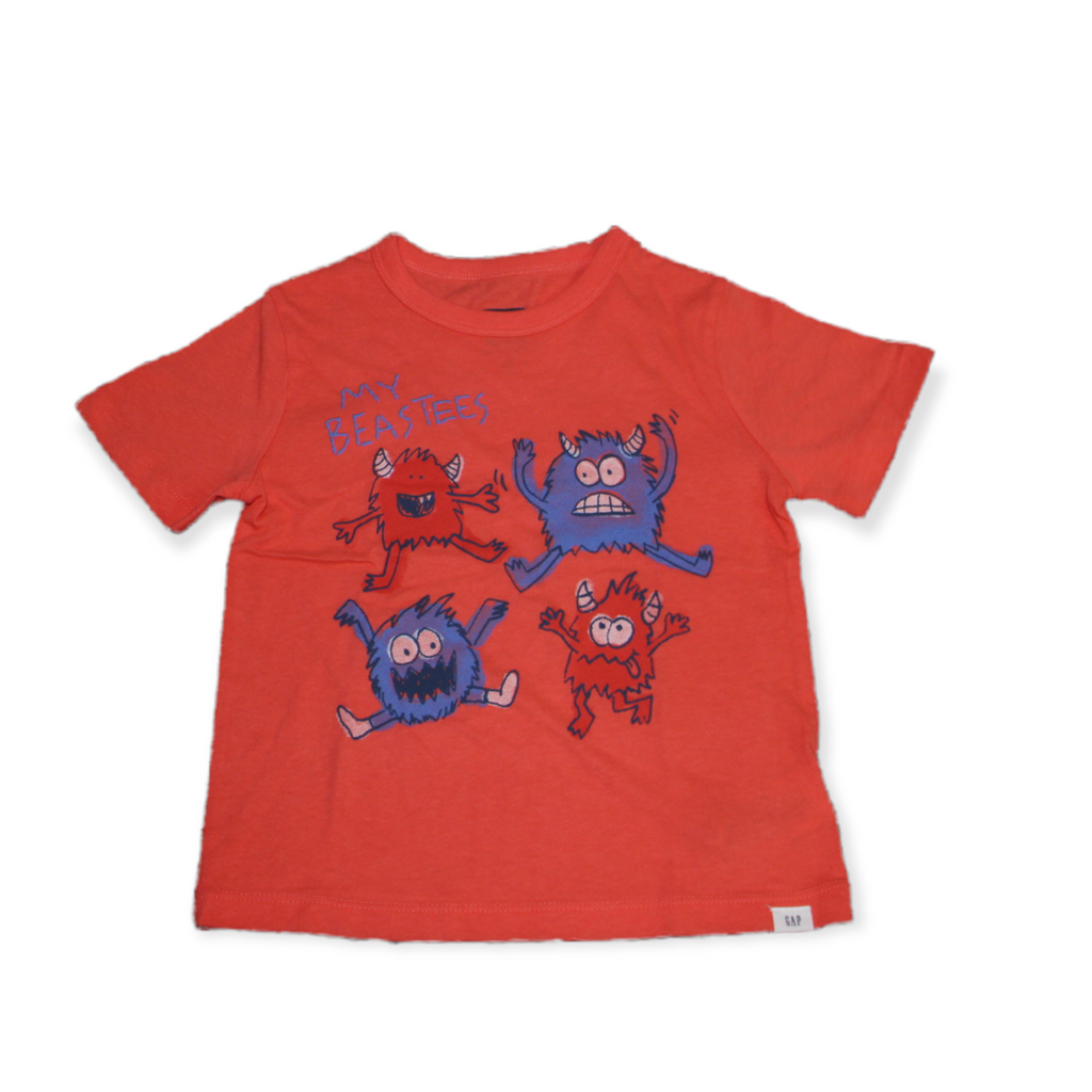 GAP Printed T-shirt For Kids, 4T*