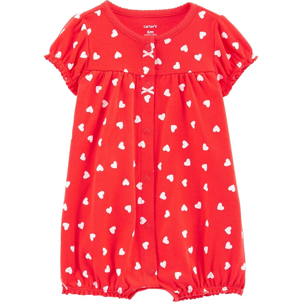 Carter's Heart Snap-Up Romper For Baby, 24M*