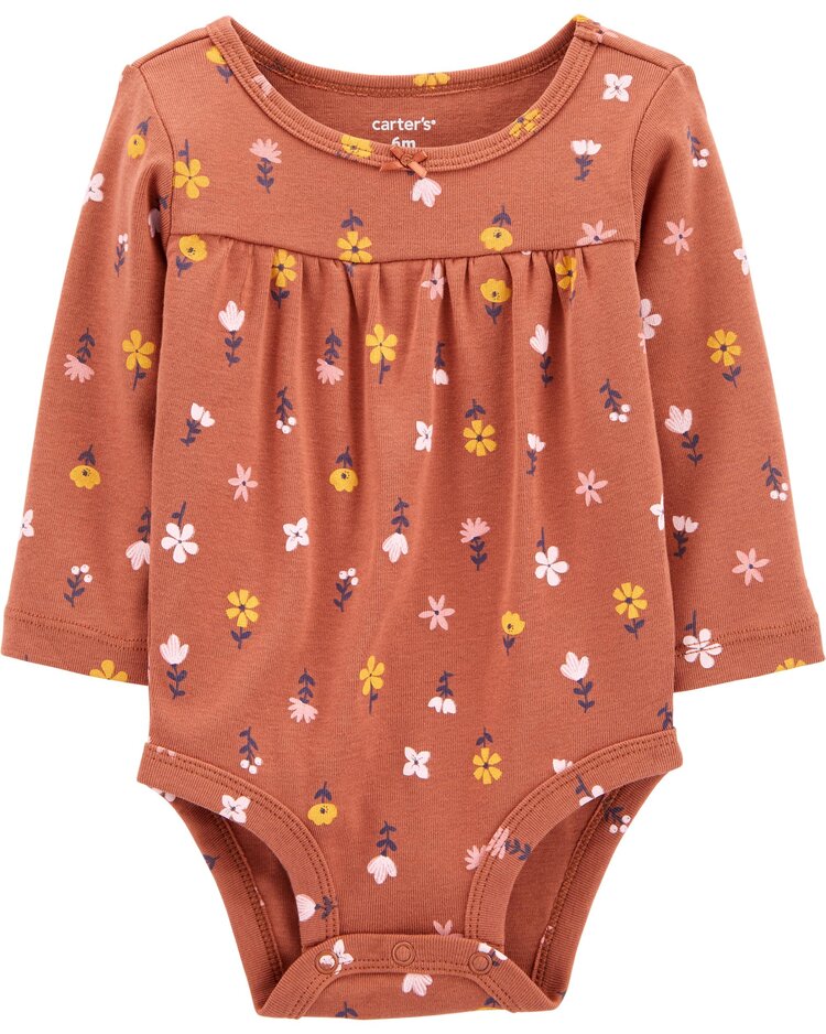 Carter's Floral Collectible Bodysuit For Baby, 3M*