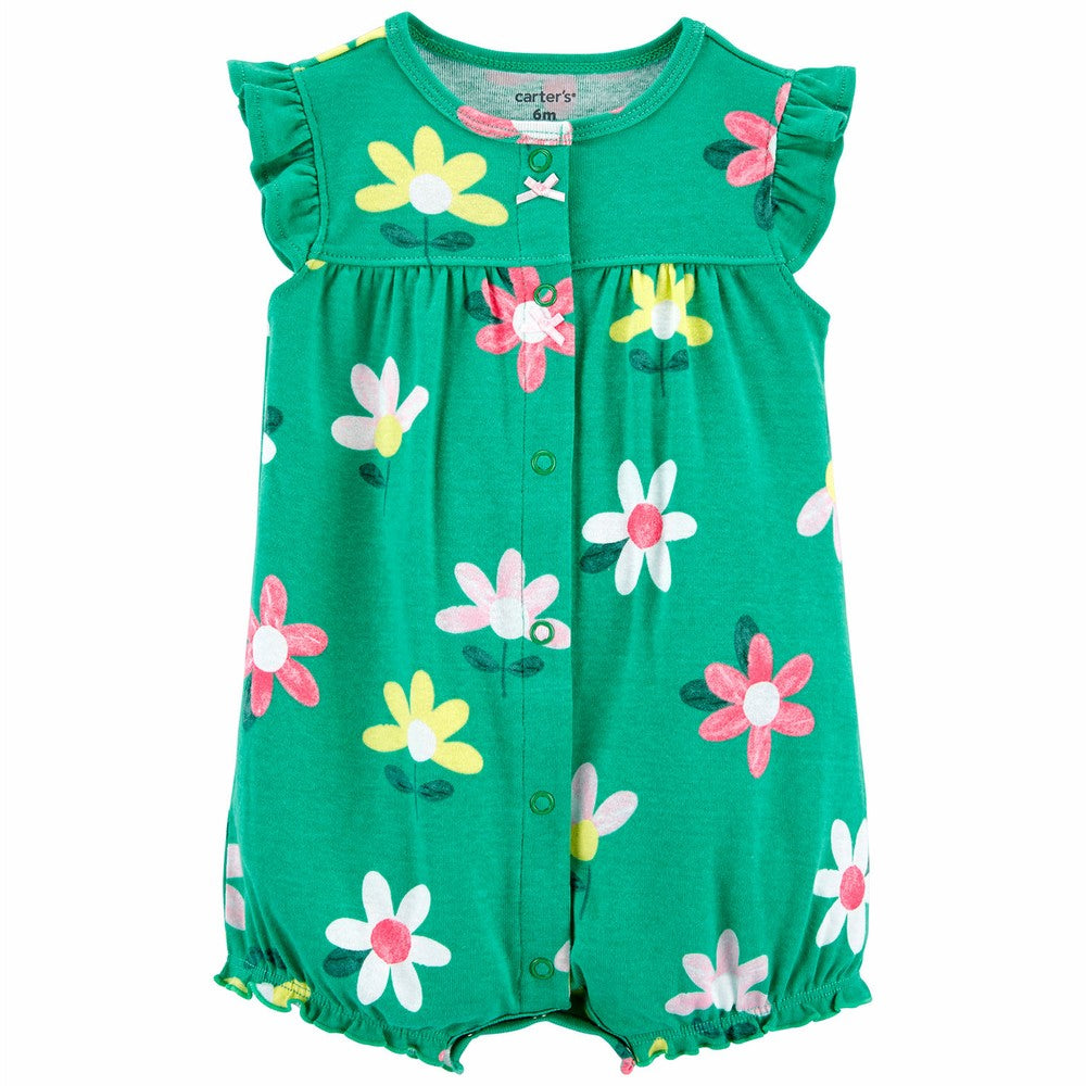 Carter's Floral Snap-Up Romper For Baby, 18M*