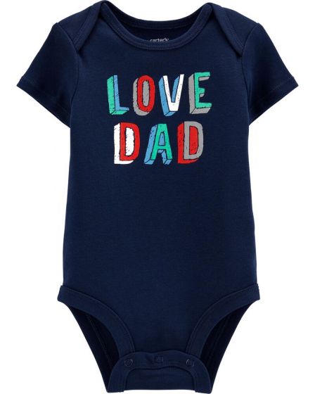 Carter's LOVE DAD Bodysuit for Baby, 12M*