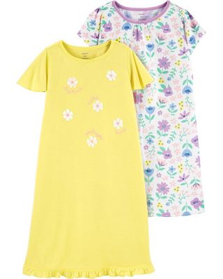 Carter's 2-pack Floral Nightgown For Kids*