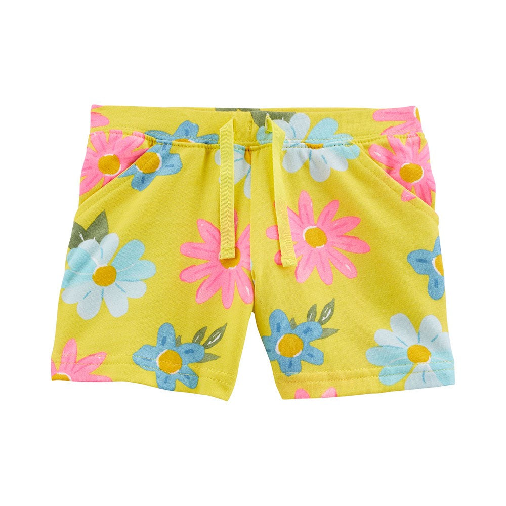 Carter's Floral Pull-On French Terry Shorts For Kids*