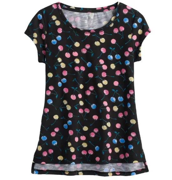 SO Cherry Colorful Tee For Kids, 12T*