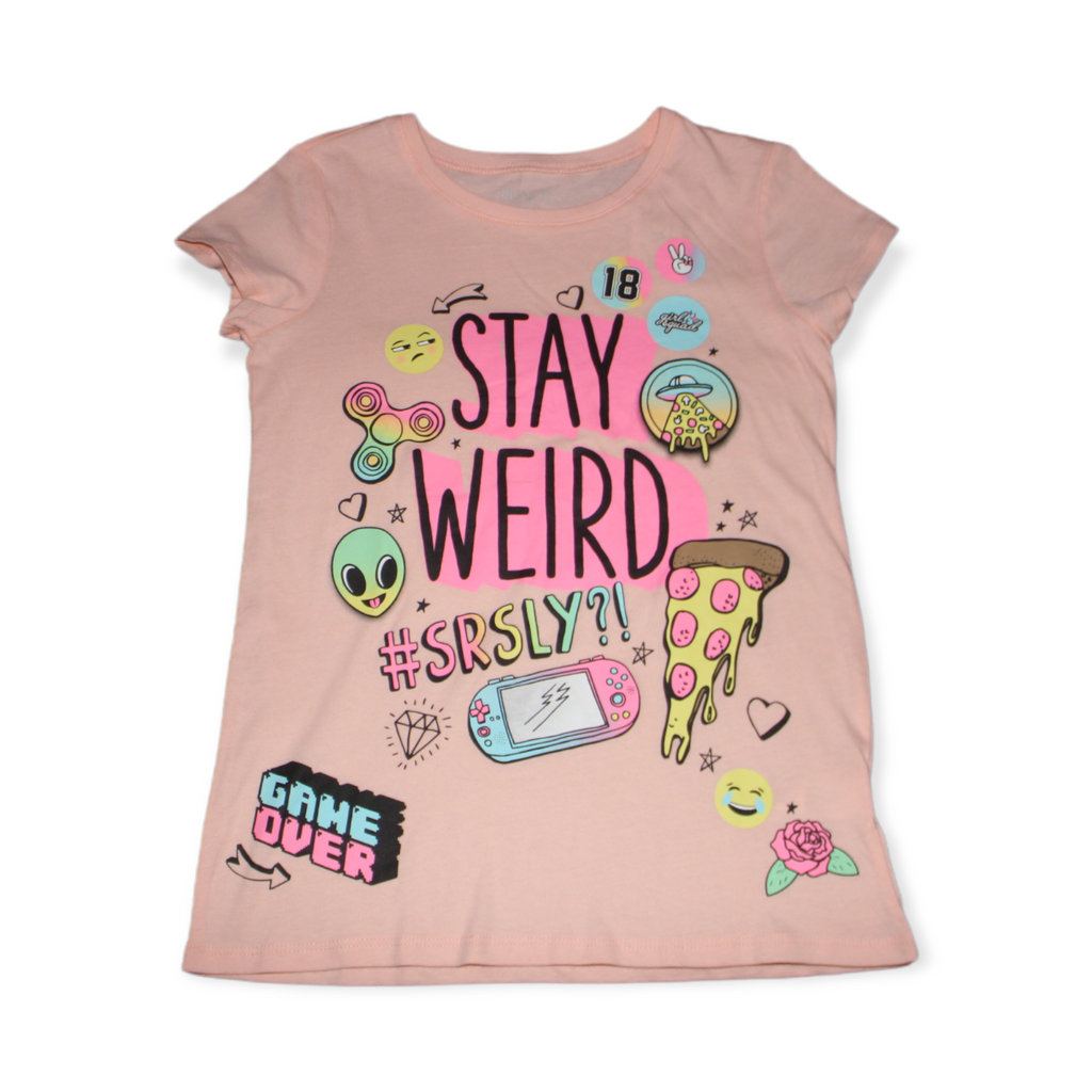 Ch. Place "Stay Weird" T-shirt For Kids, 7-8T*/