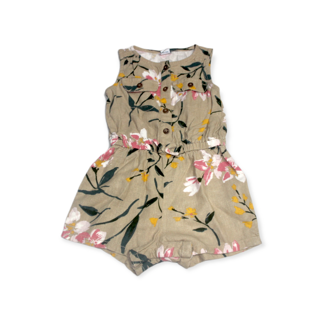 Old Navy Floral Romper For Baby, 12-18M*