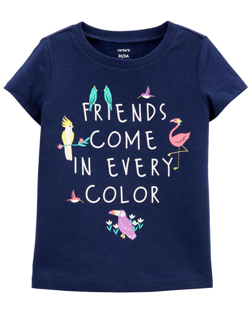 Carter's Friends In Every Color Jersey Tee For Kids, 6-6X*