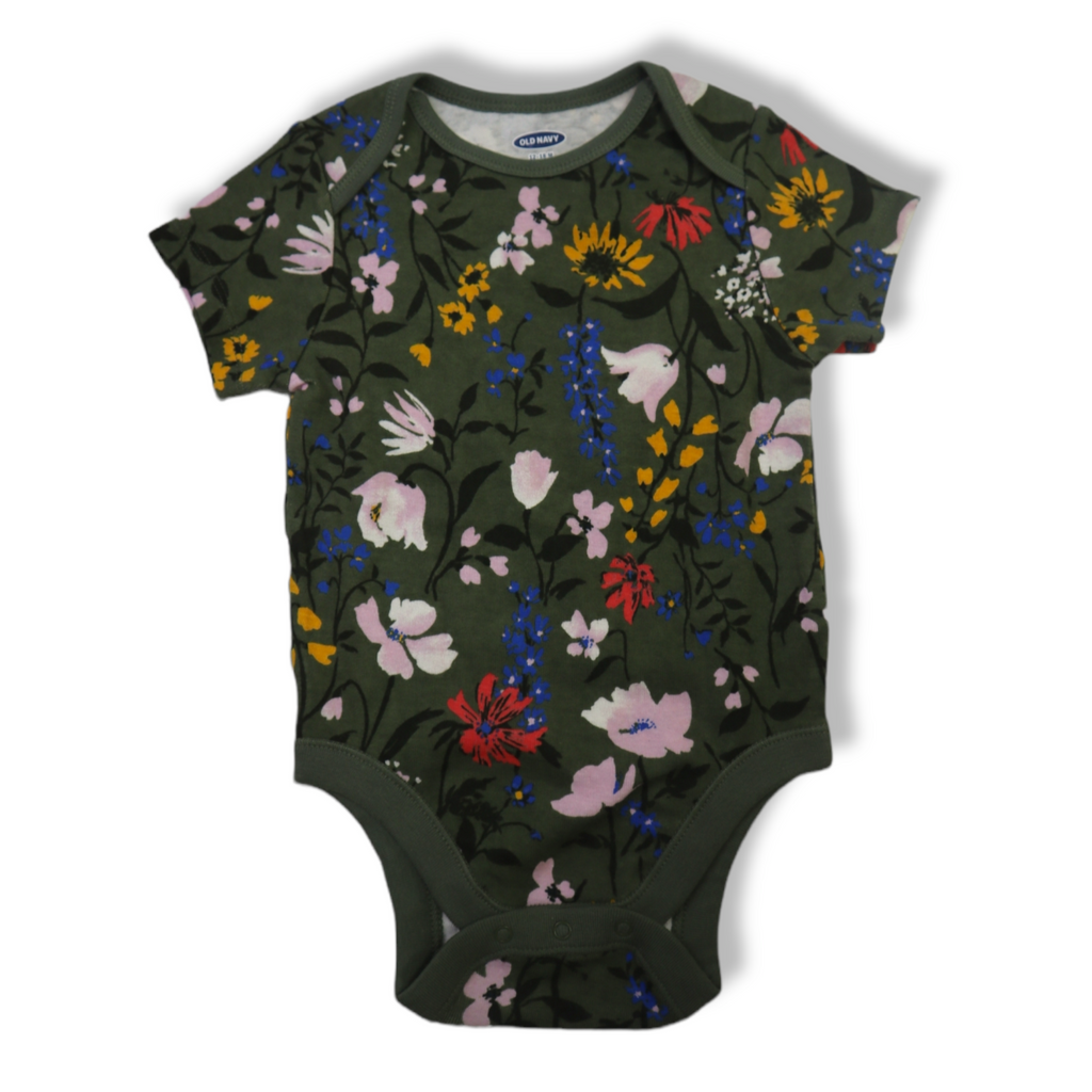 Old Navy Floral Bodysuit For Baby, 12-18M*