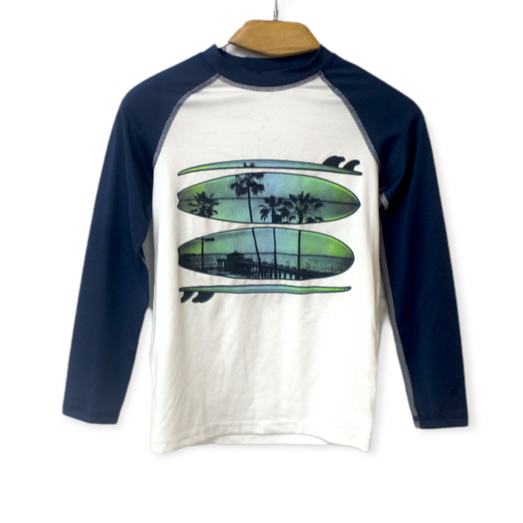 Ch. Place Boys Surfboard Swim T-shirt, 7-8T*