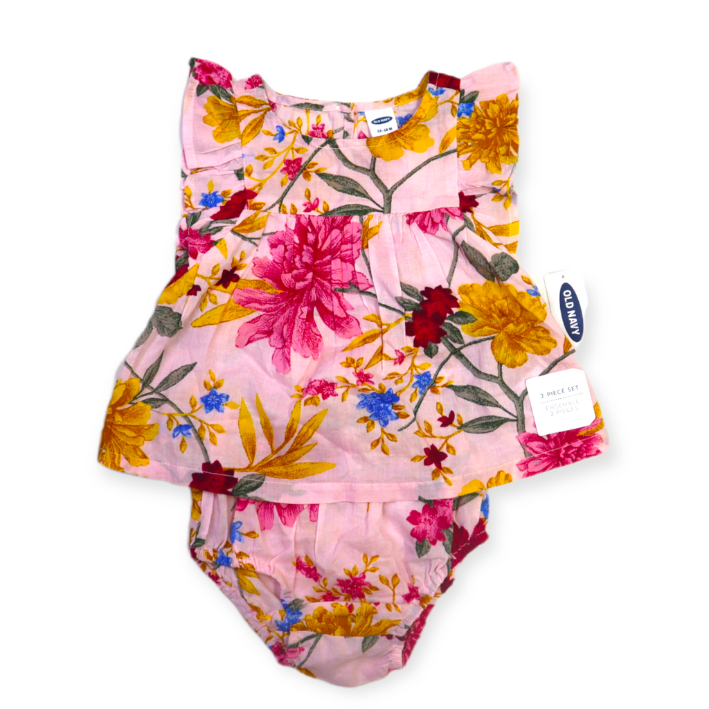 Old Navy 2-Piece Floral Set For Baby, 12-18M*
