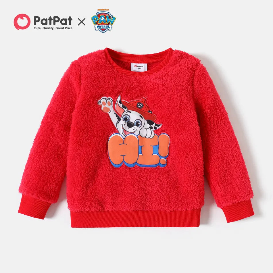 Pat Pat PAW Patrol Toddler Girl/Boy Embroidered Fleece Cotton Sweatshirt, 4-5T*