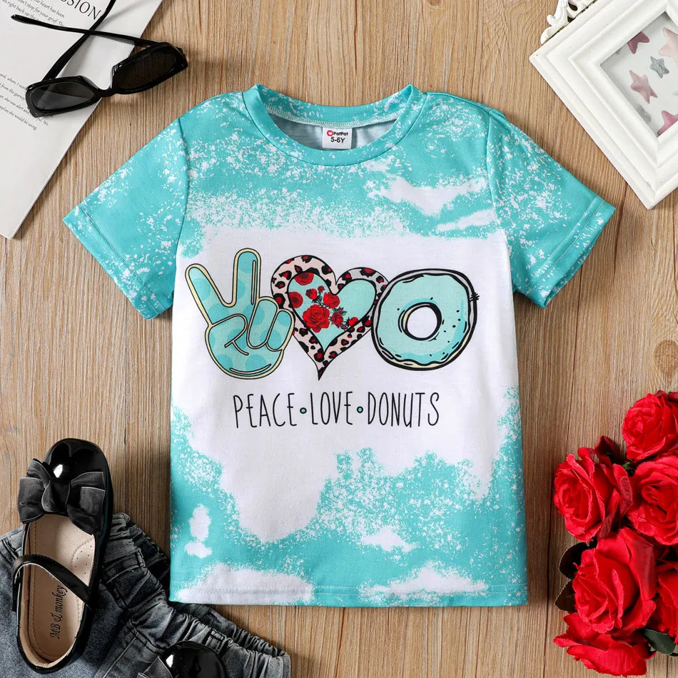 Pat Pat Short Sleeve Mother's Day Lettering T-shirt , 8-9T*/