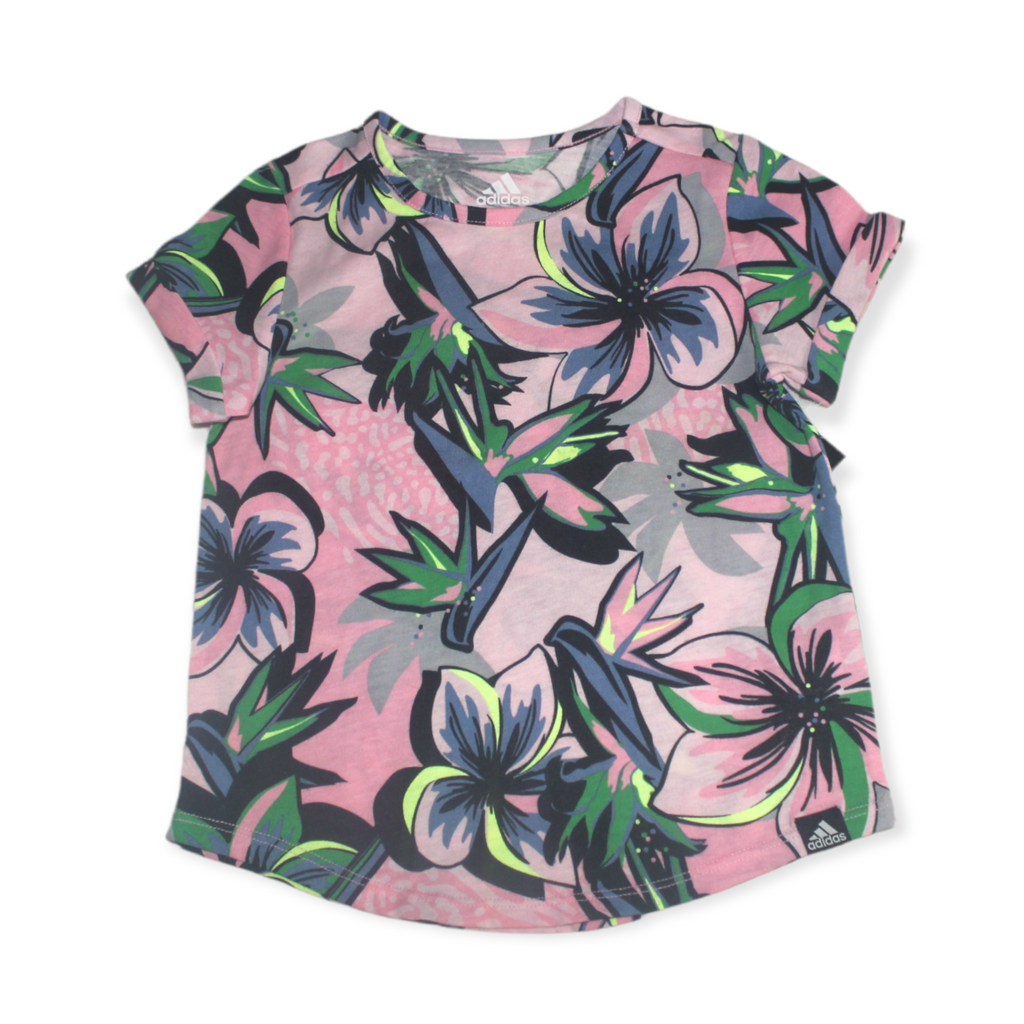 Adidas Floral T-shirt For Kids, 3T*
