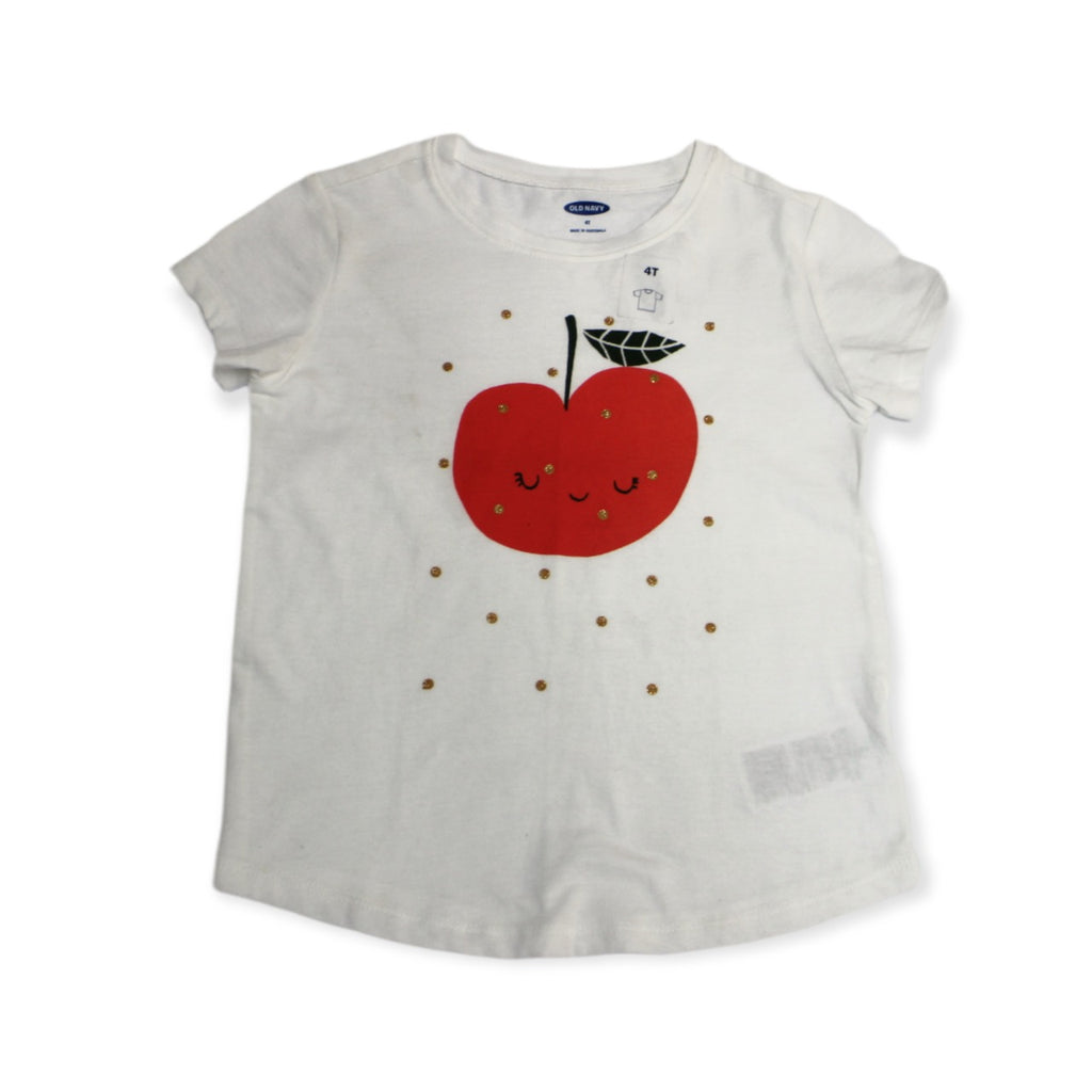 Old Navy Apple Tee For Kids, 4T*