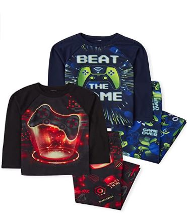 CH. Place 4pcs Game Pajamas For Boys, 7-8T*