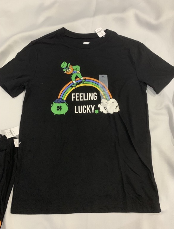 Old Navy Lucky T-shirt For Kids, 6-7T*