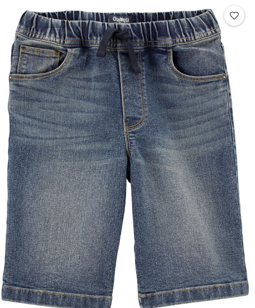 Oshkosh Pull-On Denim Shorts, 14T*/