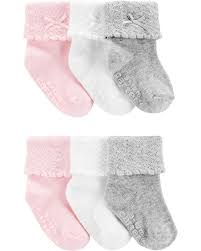 Carter's Socks 6pcs For Baby, 12-24M*