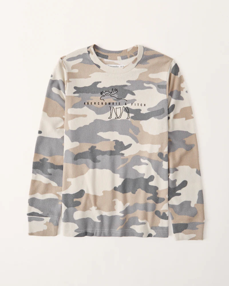 Abercrombie Camo T-Shirt For Kids*