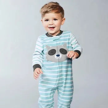 Carter's Raccoon Fleece Footie One Piece PJs - Toddler Boy , 5T*