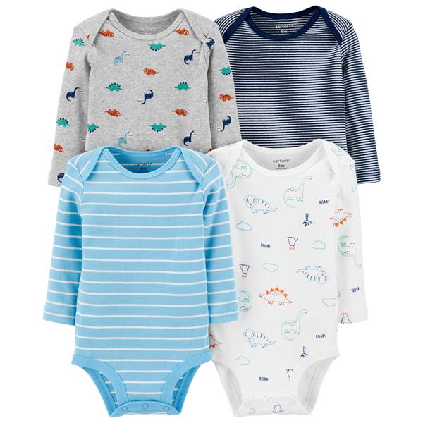 Carter's 4 Pack Bodysuits for Baby Boys, 3M*