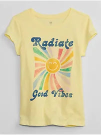 GAP Good Vibes T-Shirt For Kids, 8T*