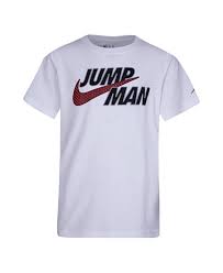 Jordan Big Boys Jump Man Strong Logo Graphic T-shirt*