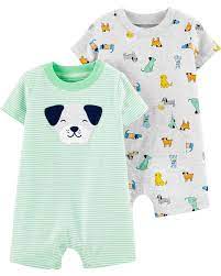 Carter's Baby Multi 2-Pack Snap-Up Rompers, 24M*