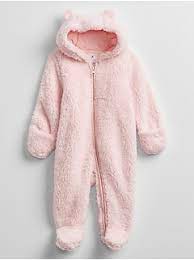 Old Navy Baby Sherpa Bear One-Piece, 18-24M