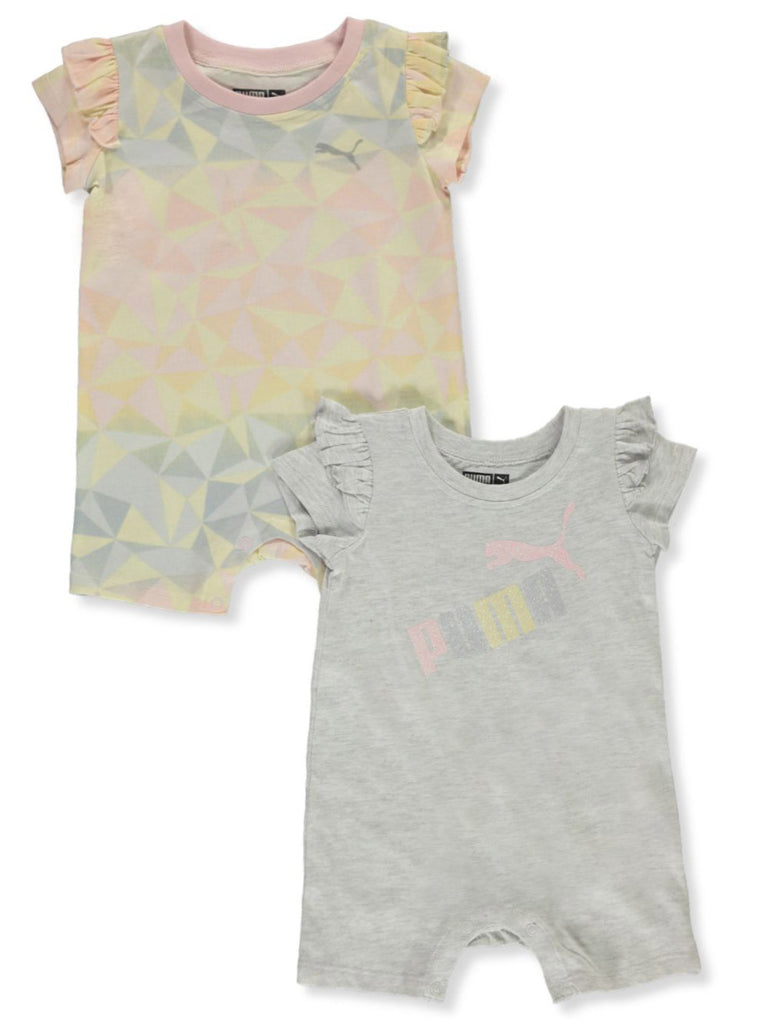 Puma Baby Girls' 2-Pack Jersey Rompers, 3-6M*